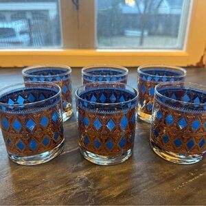 West Virginia Glass Company - Six Whiskey Glasses